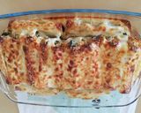 Spenótos-csirkés cannelloni recept fázis 6 fotója