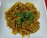 A picture of step 4 of Cabbage ka Salan.