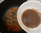 A picture of step 5 of Bhindi curry/ladies finger curry.