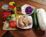 A la kebab na talerzu krok przepisu 1 zdjęcie