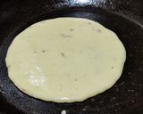 A picture of step 5 of Chebabs (Emirati Saffron and cardamom pancakes).