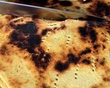 Une image de l'étape 4 de Kesra épinard ricotta.