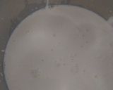 A picture of step 1 of Kesar pista fruits cream.