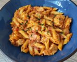 Csirkés, BBQ-s tészta recept fázis 3 fotója