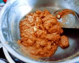 A picture of step 3 of Delicious healthy tasty gram flour dry fruits Burfi.