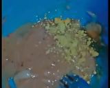 A picture of step 4 of Singaporean rice.