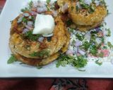 A picture of step 9 of Buttery bhaji bun.