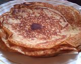 A picture of step 4 of Eggless pancakes.