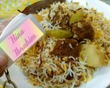 A picture of step 14 of Beef Biryani.