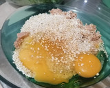 Foto del paso 1 de la receta: Hamburguesa de atún con amaranto🍔🐟