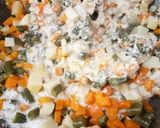 A picture of step 7 of Appam and White Saagu(White Kurma).