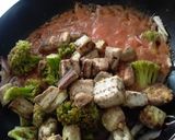 Foto del paso 6 de la receta: Cubos de berenjena🍆 dorados en salsa bbq🥕🍯 de zanahoria🍚