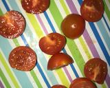 A picture of step 2 of Avocado salad with seeds.