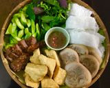Hình bước làm 4 của món Bún đậu
