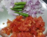 A picture of step 3 of Appam with Egg kurma.
