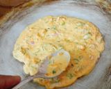 A picture of step 2 of Cucumber pan chila.