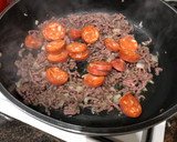 Foto del paso 5 de la receta: Fusilli variado de verduras y huevo a la boloñesa