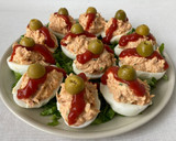 Foto del paso 9 de la receta: Huevos rellenos con salmón