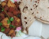 A picture of step 10 of Aloo gajer.