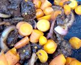 A picture of step 7 of Sauted Liver and Potato.