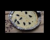 A picture of step 7 of Oreo cheese cake.