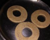 A picture of step 3 of Jaggery donuts.