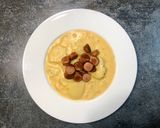 Savanyú krumplifőzelék tejföllel recept fázis 5 fotója