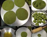 बथुआ की पूरी (bathua ki poori recipe in Hindi) रेसिपी चरण 4 फोटो