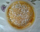 A picture of step 1 of Frozen mango ice cream.