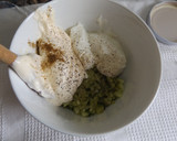 Foto del paso 1 de la receta: Salsa de pepino y mayonesa con sirope, semillas de sésamo y arañuela