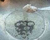 A picture of step 2 of Kale Chana black gram in Besan Gravy.