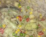 A picture of step 2 of Vegetables pulao.