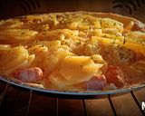 Une image de l'étape 10 de Tarte aux chipolatas et pommes de terre au Cook Expert.