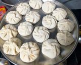 A picture of step 5 of Veg. Momos.