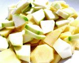 Foto del paso 1 de la receta: Tortilla de patatas y calabacín
