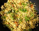 A picture of step 4 of Gongura Rice / Pulihora (Gongura / Red Sorrel Leaves Rice - Andhra / Telangana style).