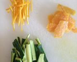 A picture of step 1 of Tagliatelle with an orange aroma.