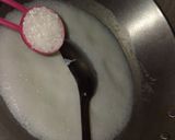 A picture of step 2 of Mishti doi.