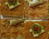 صورة لخطوة 9 من وصفة كنافة عثملية طعم خيال وشكل بشهي 😋😋😋😋😋👍👍👍👍
