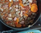 Foto del paso 5 de la receta: Lentejas guisadas 🍲con carne y chorizo colorado