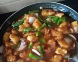 Burnt garlic mixed chicken rice with manchurian gravy recipe step 7 photo