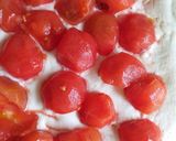 A picture of step 3 of Gluten-Free Pizza with Cherry Tomatoes.