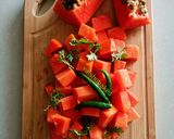 A picture of step 2 of Spicy Papaya Salad.