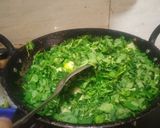 A picture of step 3 of Methi aloo ki sabzi.