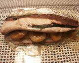 Foto del paso 21 de la receta Lomos de jurel, rellenos de gambas en salsa con un toque mejicano