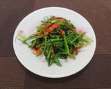龍鬚菜炒櫻花蝦(簡單料理)的食譜步驟6照片