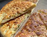 صورة لخطوة 12 من وصفة تميس محشي بالجبنه والزعتر 🫓🧀🌿