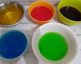 Foto langkah ke 2 dari resep Es Jelly Pelangi.