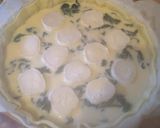 Une image de l'étape 3 de Quiche épinard chèvre.