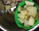 A picture of step 2 of Oats smoothie🍸.